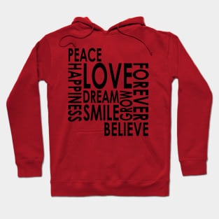 Peace Love Happiness Hoodie